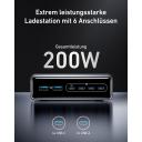 Anker Prime A2683 – 200W GaN Desktop Charger, 6 Ports (4×USB‑C + 2×USB‑A), Ultra‑Powerful Multi‑Device Charging Station, Smart Safety System - 18 Months Warranty