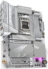 AMD Ryzen 9 9900X CPU Processor with GIGABYTE X870 AORUS Elite WIFI7 ICE Motherboard (ATX, DDR5, PCIe 5.0, USB4, WIFI7)