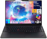ThinkPad E16 Gen 3 Laptop Computer for Business, Lifetime Office 365, Intel Ultra 7 255H, Arc 140T, 16GB DDR5 RAM, 1TB PCIe SSD, WiFi 6E, 16" FHD+, Webcam, Windows 11 Pro, Type C RJ45 Cable