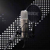 Rode NT1 5th Generation Condenser Microphone with SM6 Shockmount and Pop Filter,Silver | NT15thSlv |
