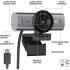 Logitech MX Brio 4K Ultra HD Streaming Webcam w/ AI Image Enhancement, 8.5MP Sony Image sensor, 4x Digital Zoom, 4K @ 30fps / 1080p @ 60fps, Dual Noise-Reducing Microphones, USB-C, Logi Software On MacOS & Win