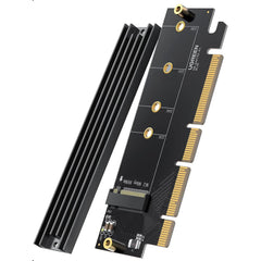 UGREEN PCIe 4.0 M.2 NVMe Adapter, 64Gbps, Heat Sink, M-Key & M&B-Key, NVMe/AHCI SSD 2280/2260/2242/2230, PCIe X16/X8/X4, Windows 7/8/10, Linux, Mac OS 9/10, Part Number 30715 | 30715 |