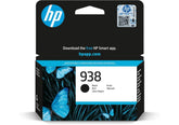 HP|HP 938 Black Original Ink Cartridge|Black|1250 pages|HP OfficeJet Pro 9120, 9123, 9130, 9120b, 9130b, 9720, 9730, 9110b|4S6X8PE