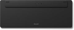 Designer Compact Keyboard - Matte Black. Standalone Wireless Bluetooth Keyboard. Compatible with Bluetooth Enabled PCs/Mac