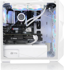 Blizzard Gaming PC - Intelยฎ CPU Core i9 11900KF, RTX 5060 Ti, 32GB DDR4, 1TB NVME M.2 SSD, 360mm Liquid Cooler, ARGB Fans, WiFi/AC, TD500 Mesh White Case, Windows 11 Home i9 5060 Ti