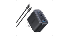 Anker Nano Charger, Ultra-Fast 70W Output 3-Port USB C Charger Block, Fast Charging, Compact and Stylish, for, MacBook, iPad, and More.