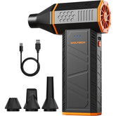 WOLFBOX electric air duster MegaFlow 50 with 110000RPM, 3-Gear adjustable mini blower, Cordless, Fast charging, Suitable for dust removal in computers, keyboards, cars, houses and outdoors. | MegaFlow 50 |