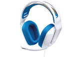 Logitech G335 Wired Gaming Headset – 40mm Drivers, Suspension Headband, Flip‑to‑Mute Mic, 240g Lightweight Build, 3.5mm Plug‑and‑Play, White