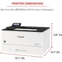 Canon i-SENSYS LBP246dw 1200 x 1200 DPI A4 (black, normal quality, A4/US Letter) 40 ppm, Duplex printing. wireless & Network, Display: LED. Wi-Fi - 3 Year Warranty