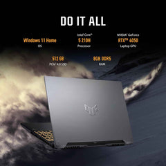 TUF Gaming Level 16 PCIe laptop for portable computing