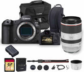 EOS R5 Mark II Mirrorless Camera | 45MP Full Frame Sensor 8K Video Recording | Advanced IBIS Autofocus for Professional Creators (6536C002) + Canon RF 70-200mm Lens + 64GB Card + Canon Bag