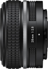 NIKKOR Z 28mm f/2.8 (Special Edition) | Retro-styled compact standard prime lens for Z series mirrorless cameras | Nikon USA Model