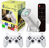 M300 S40 Max Projector Bluetooth Android 11 Proyector With 2 Wireless Controllers Video Games Console Built-in 3000 Games