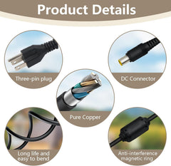 24V 180W Charger for jackery 1000 880 Power Supply Cables Compatible with Jackery Explorer 1000 E1000 880 E880 Portable Power Station Solar Generator, Replacement KA18024075-6C AC Adapter