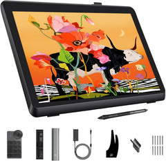 XPPen Artist Pro 22 Gen2 2.5K QHD Drawing Tablet with Screen, 16384 Pen Pressure Stylus Graphic Tablet with Wireless Keydial, 99% Adobe RGB, β³E<1, ADS-IPS Pen Display with Full Laminated Screen 21.5"