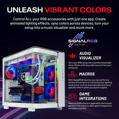 King 95 Desktop PC, Ryzen 9 9900X3D 4.4 GHz (5.5GHz), AMD RX 9070XT 16GB, 2TB Gen4 NVMe SSD, 32GB DDR5 RAM 6000 RGB, 850W Gold PSU, 360mm ARGB AIO, Wi-Fi, Win 11