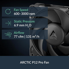 Liquid Freezer III Pro 360 - AIO CPU Cooler, 3 x 120 mm Water Cooling, 38 mm Radiator, PWM Pump, VRM Fan, AMD AM5/AM4, Intel LGA1851/1700 Contact Frame - Black