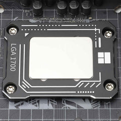 Thermalright LGA 1700 Intel 12th 13th 14th Aluminum Black Contact Frame CPU Socket Anti-Warp & Bend, Temp Reduction (2-7) Degrees, Comes With Free TF7 (12.8 w/m.k) Thermal Paste Tube