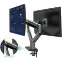 NB North Bayou G35 - Dual Monitor Arm Holder, Full Motion Gas Spring Mount, Fits 22″-32″ Monitors, 26.4 lbs Load per Arm, Ergonomic Height Adjustment Stand