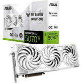 ASUS TUF Gaming GeForce RTX 5070 Ti 16GB GDDR7 White OC Edition - Graphics Card | TUF-RTX5070TI-O16G-WHITE-GAMING |