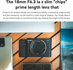 18mm F6.3 Mark II Ultra-Thin APS-C Prime Lens Fit for Nikon Compact Mirrorless Cameras for Nikon Zfc, Z50, Z30