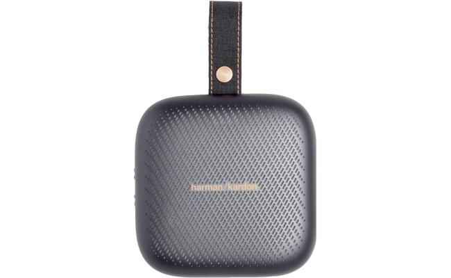 Harman Kardon Neo - Portable Bluetooth Speaker with Strap, Waterproof, Built-in Speaker Phone - Gray