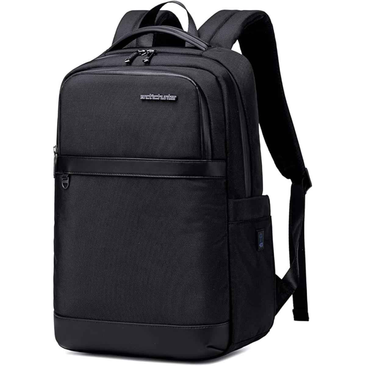 Arctic hunter Slim Backpack for Men 20L Office Laptop Backpack with 15.6-inch Laptop Pocket Premium Polyester Water-resistant Light-weight Laptop Bag for College Business Commuter, Black , B00670 | B00670 |