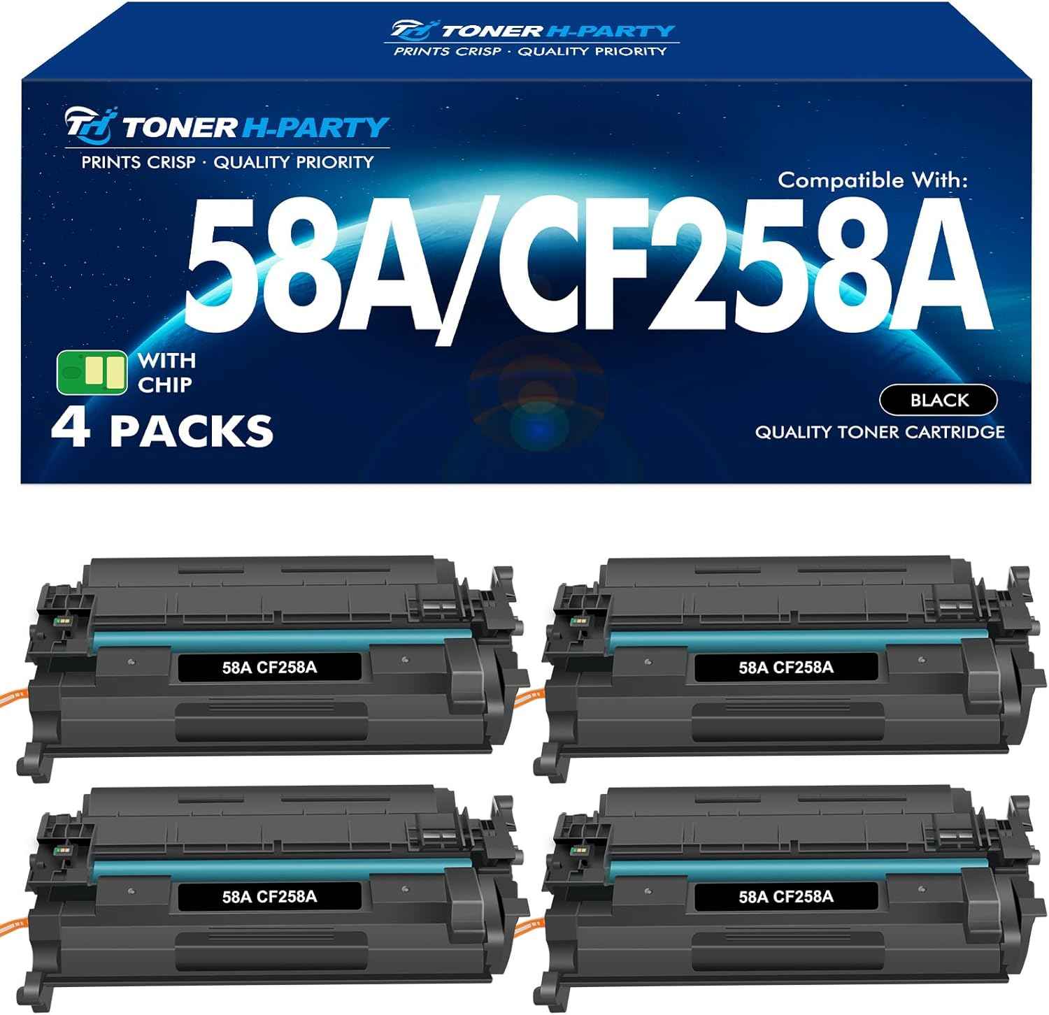 HP Black M428FDW MFP M428FDN Pro M404N 58a ink & toners CF258A Cartridge Compatible