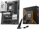 AMD Ryzen 7 9700X CPU Processor with MSI B850 Gaming Plus WiFi Motherboard (ATX, AM5, DDR5, PCIe 5.0, M.2 Gen5, Wi-Fi 7, 5G LAN)