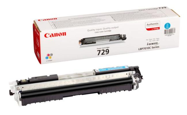 Canon Ep 729c Cyan Toner Cartridge Compatible With I Sensys Lbp7010ci Sensys Lbp7018c
