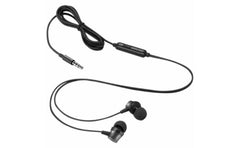 Lenovo Analog In-Ear Headphone Gen II Wired Stereo Mini-Phone (3.5mm) w/ Mic , Windows, Mac, Android - Black