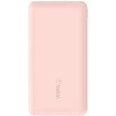 Belkin BoostCharge, USB C Power Bank 10000 mAh w/ 2xUSB-A Ports, 15W, iPhone 17, Air, Pro, Samsung Galaxy S25, iPad, Nintendo Switch 2, Google Pixel 10, etc. - Pink