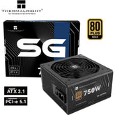 Thermalright (SG - 750S) Gold 750W (ATX 3.1) (PCIe 5.1) 80 Plus Gold Fixed Cable, Smart Fan - Power Supply
