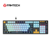 Fantech Atom107s Mk893s Mechanical Gaming Keyboard Mizu Edition Sky Blue (double Shot Abs)