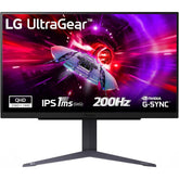 LG UltraGear 27GS75Q 27" IPS 2K 200Hz 1ms HDR10 & sRGB 99% NVIDIA® G-SYNC® Compatible Adjustable Stand w/ 2x HDMI, DisplayPort - Black