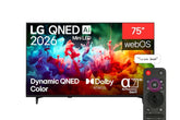 75 Inch LG QNED AI Mini LED QNED70 4K Smart TV