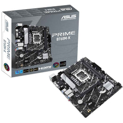 Asus Prime B760m K Ddr5 Intel 13th Gen Motherboard Pcie 4.0 2xm.2 2.5gb Ethernet Usb 3.2 Gen 1, Aura Sync
