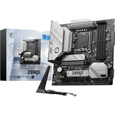 Msi B760m Proje Zero Ddr5 Wifi 6e Back Conne Micro Atx Supports Intel 14th & 13th Gen Processors Pcie 5.0 2x M.2 Gen4