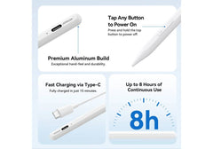 JR-K12 Pro Active Dual-Mode Stylus Pen (Including 2 Spare Nibs)