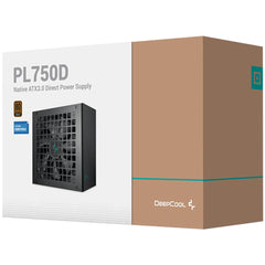 Deepcool Pl750d 80 Plus Bronze 750w Non Modular Atx12v V3.0 Hydro Bearing 120mm Fan Aive Pfc + Dc To Dc Black - CompuMe