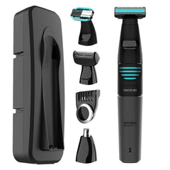 Cecotec Multigroom Trimmer, Waterproof, 60Minute Runtime, 4Interchangeable, Stainless Steel Blades - 4229