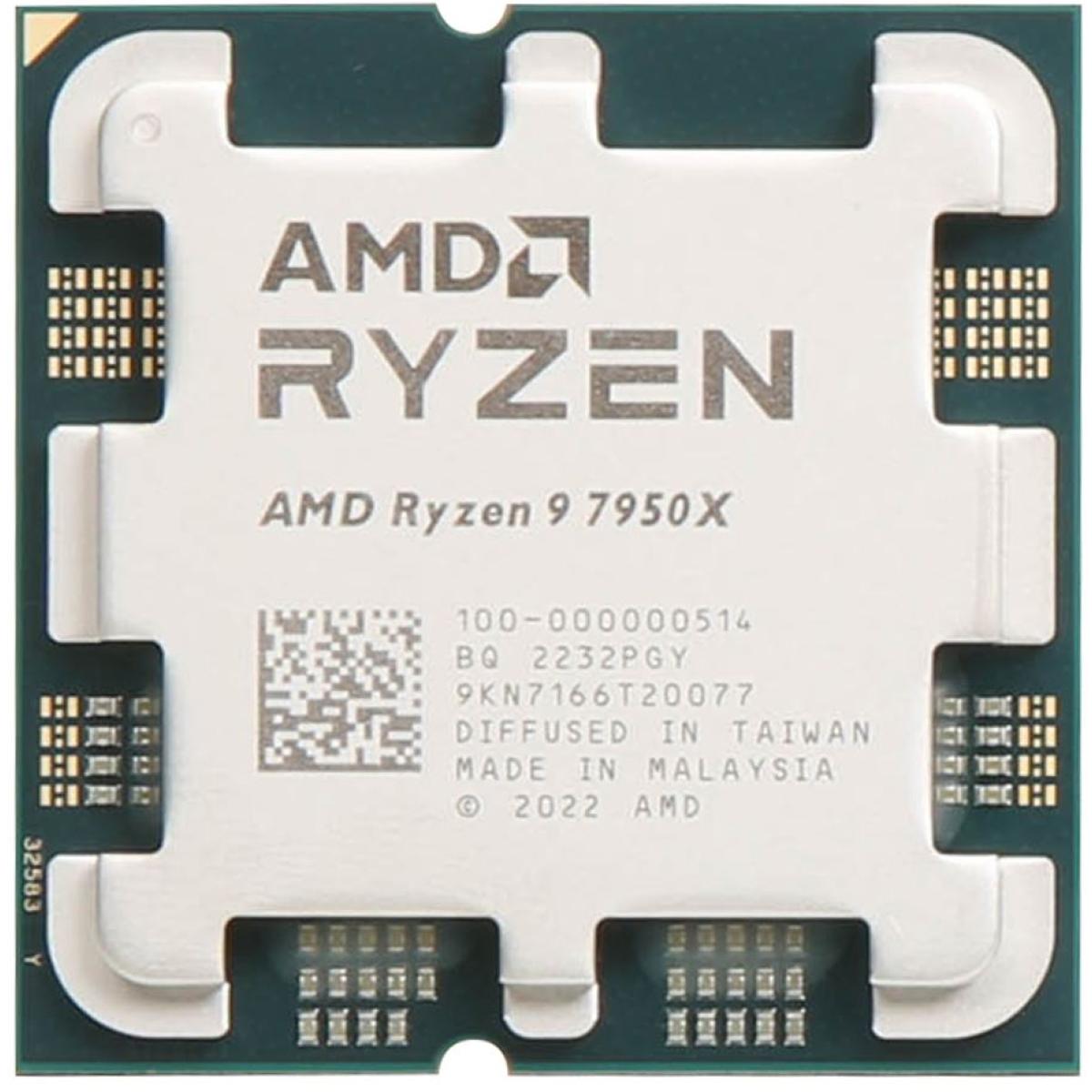 Amd Ryzen 9 7950x 16 Core 4.5ghz (5.7 Ghz Max Boost) 64mb Cache Am5 Desktop Processor , Tray - CompuMe Amd Ryzen 9 7950x 16 Core 4.5ghz (5.7 Ghz Max Boost) 64mb Cache Am5 Desktop Processor , Tray - CompuMe