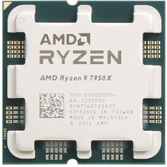 Amd Ryzen 9 7950x 16 Core 4.5ghz (5.7 Ghz Max Boost) 64mb Cache Am5 Desktop Processor , Tray