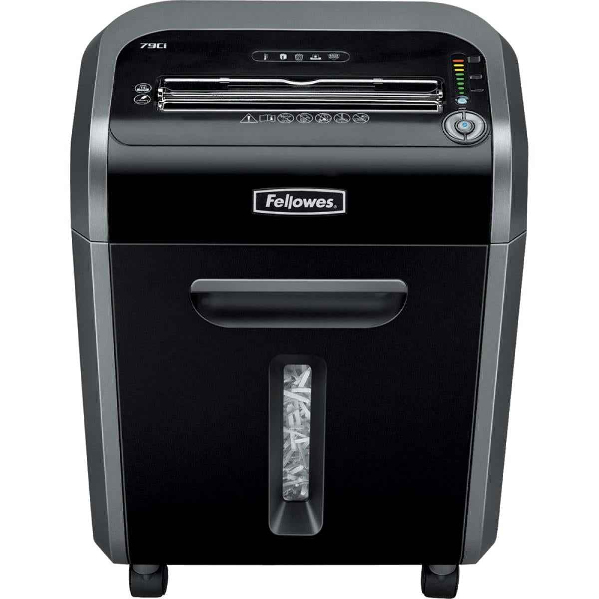 Fellowes Powershred 79ci Cut Shredder 16 Sheet Capacity Black/dark Silver