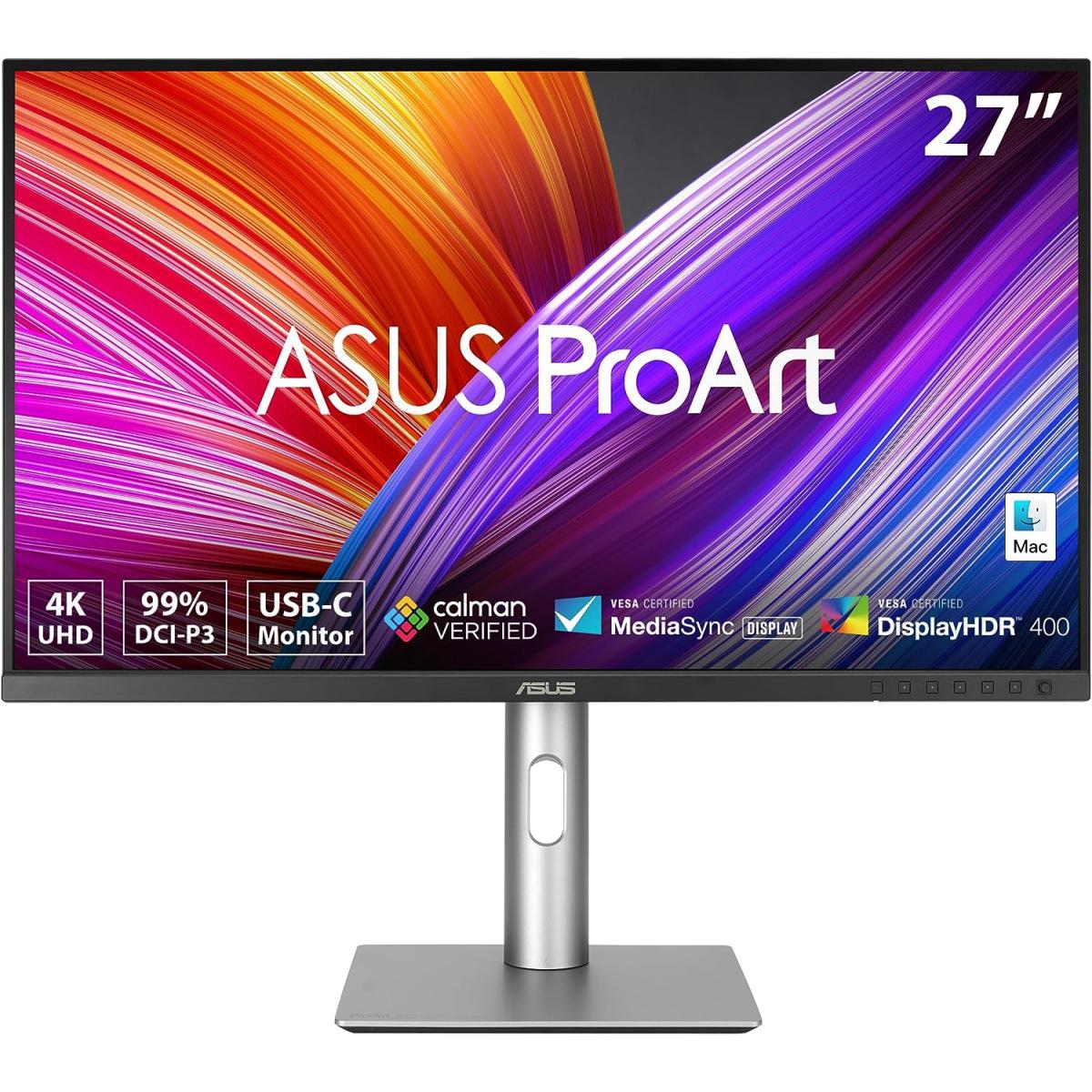 Asus Proart Pa279crv 27” Ips 4k Hdr400 99% Dci P3, 99% Adobe Rgb Calman Verified Usb C Pd 96w Adjustable Stand - CompuMe Asus Proart Pa279crv 27” Ips 4k Hdr400 99% Dci P3, 99% Adobe Rgb Calman Verified Usb C Pd 96w Adjustable Stand - CompuMe