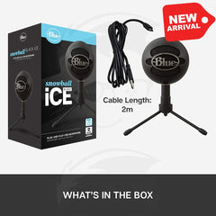 Logitech Blue Snowball iCE USB Mic for Recording and Streaming