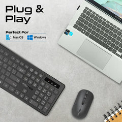 Promate Procombo-13 Wireless Keyboard And Mouse Combo , EA