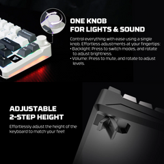 Fantech MK919 ATOM PRO66 Mechanical Keyboard Black