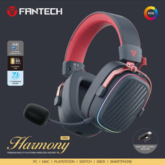 FANTECH WHG02P HARMONY PRO WIRELESS GAMING HEADSET - CompuMe