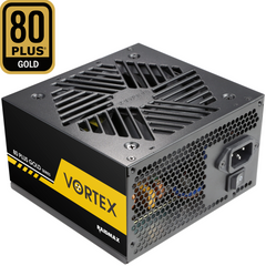 Raidmax Vortex 800w 80+ Gold Atx Continuous Power With 120mm Quiet Fan Aive Pfc Power Supply , Black - CompuMe